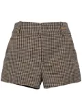 We11done checked short - Brown
