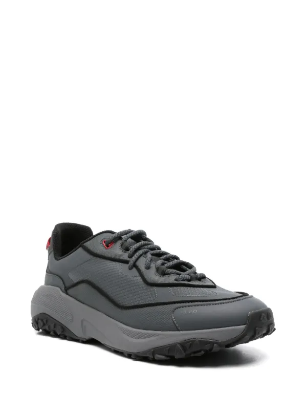 HUGO logo-print Sneakers | Grey | FARFETCH