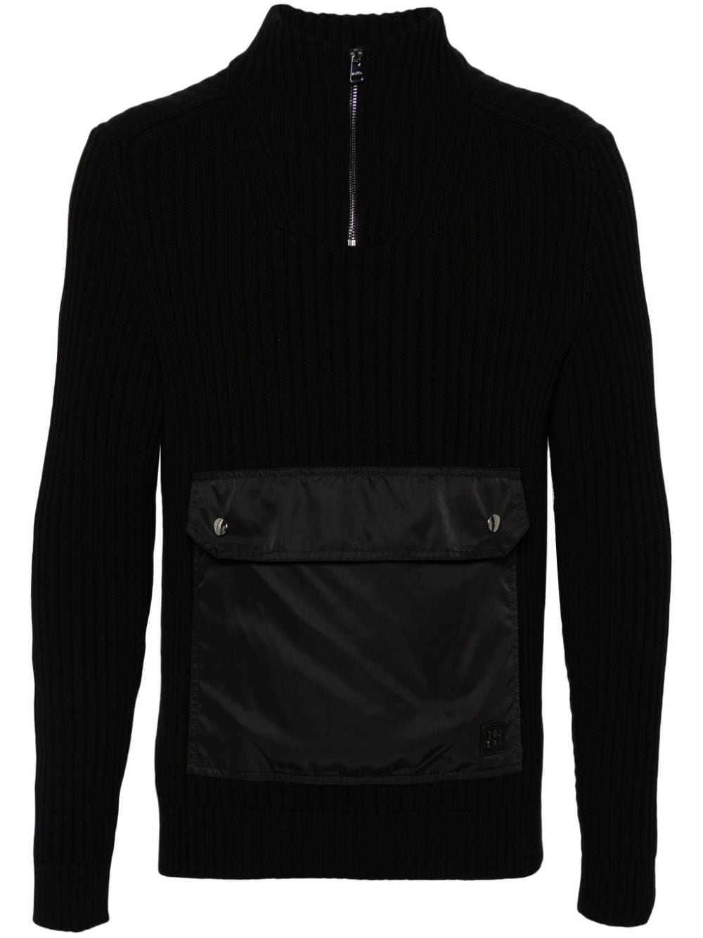 Shop Hugo Syber Sweater In Black