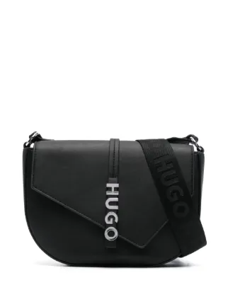 HUGO Mel Saddle Cross Body Bag Black FARFETCH CA