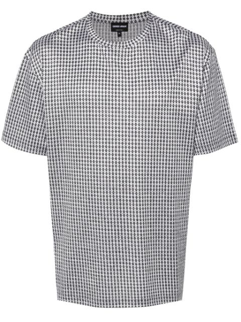 Giorgio Armani geometric-geometric T-Shirt Men