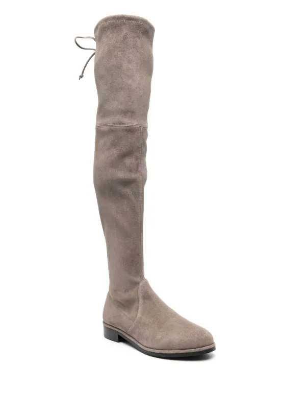 Stuart Weitzman LOWLAND Boots Grey FARFETCH UK