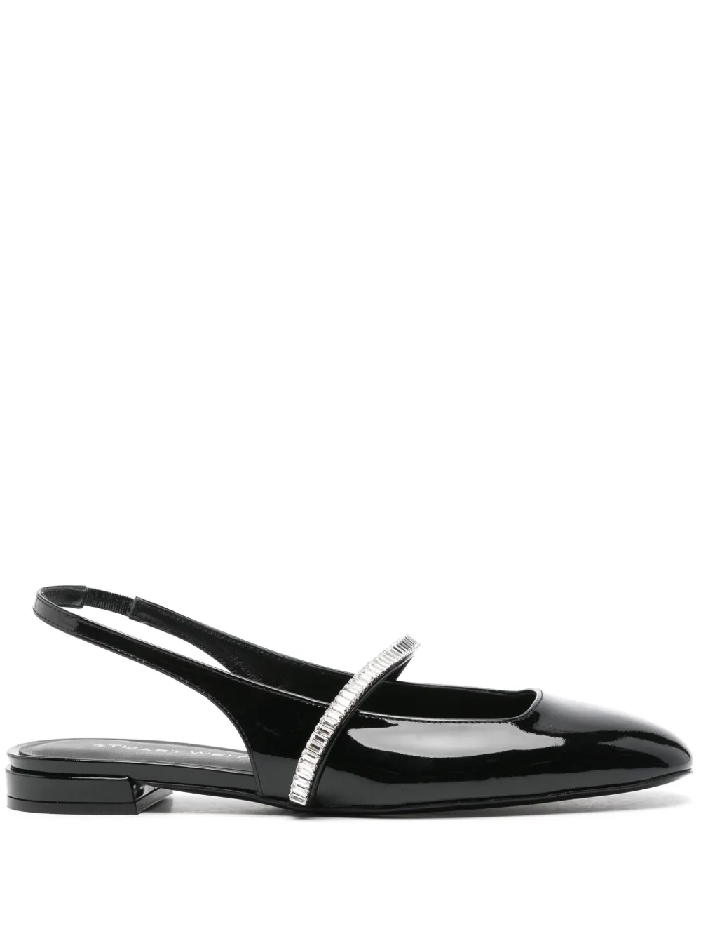Stuart Weitzman Stefanie Ballet Flats In Schwarz