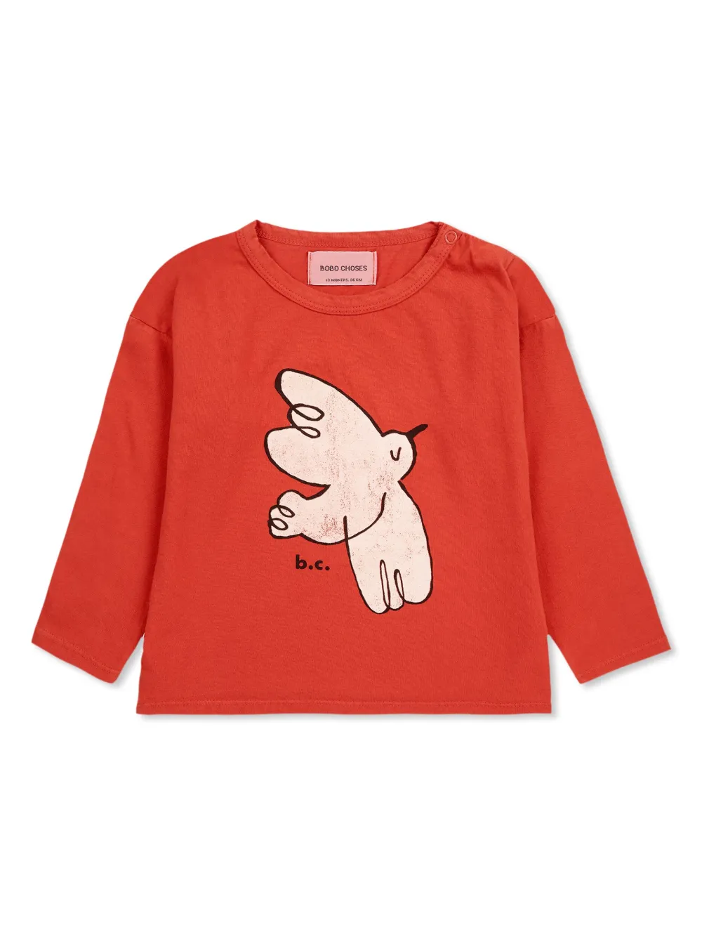 Bobo Choses Freedom Bird T-shirt - Red