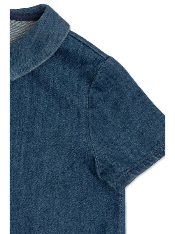 Gucci Kids ウェブ デニムワンピース | ブルー | FARFETCH JP