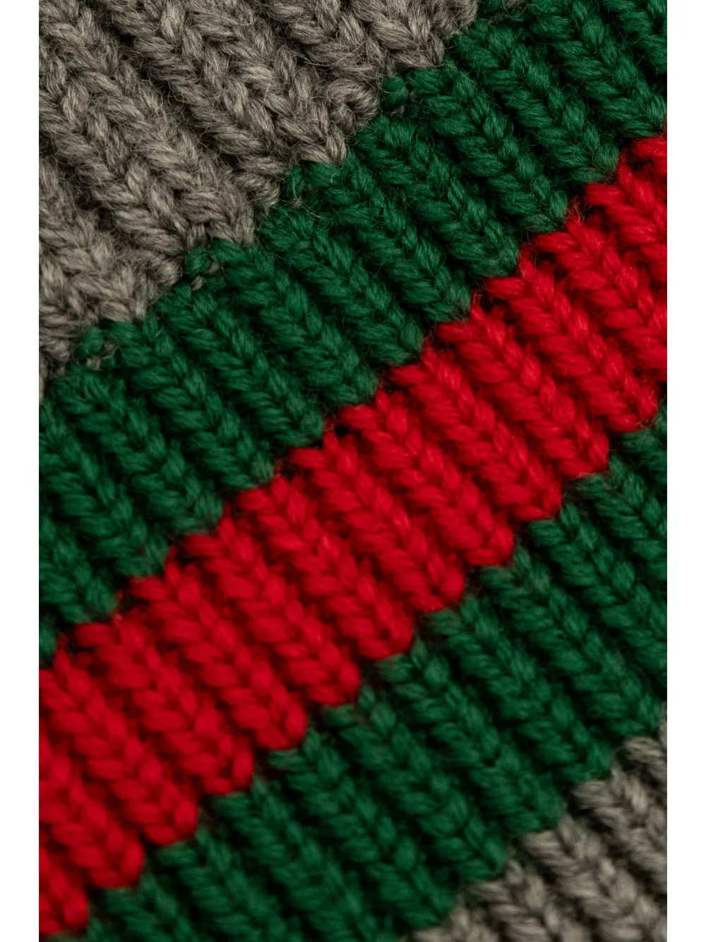 Gucci Kids Trui met kenmerkende Web-streep Grijs