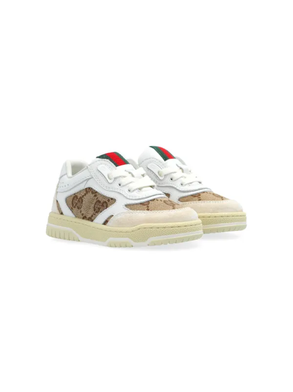 Gucci Kids Re Web Sneakers Beige FARFETCH NL