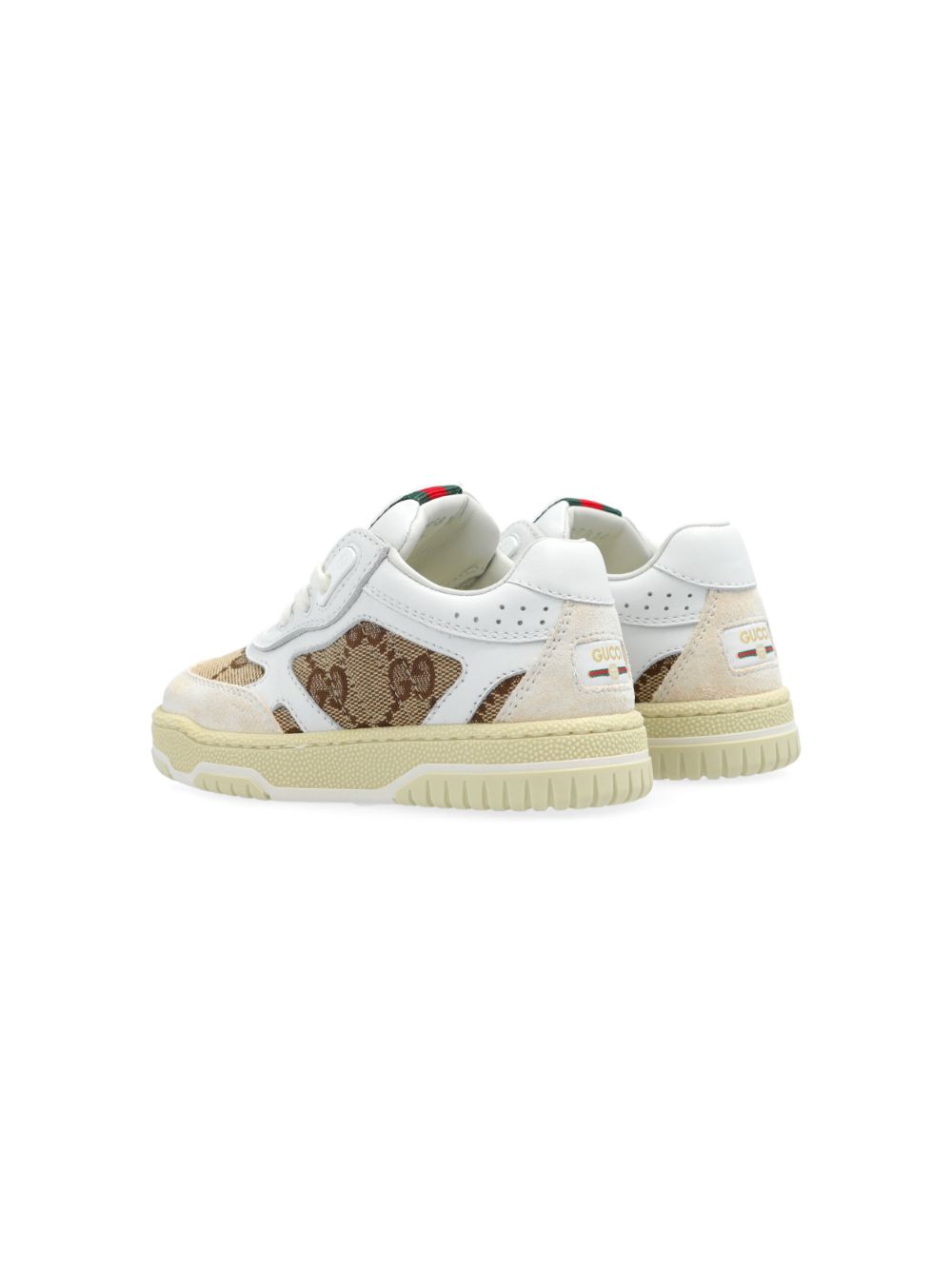 Gucci Kids Re-Web sneakers Beige