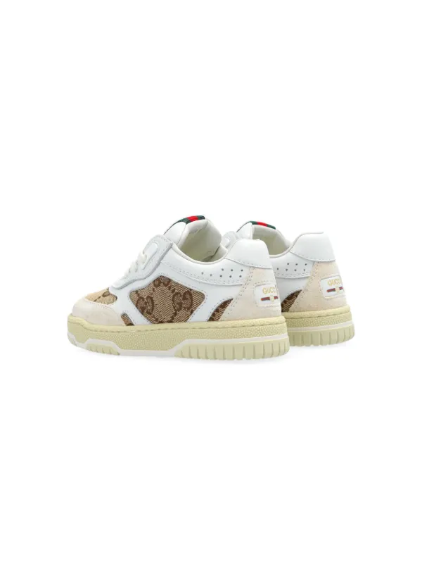 GUCCIキッズスニーカー アイボリー Gucci Kids Re-Web Sneakers | Neutrals | FARFETCH BH