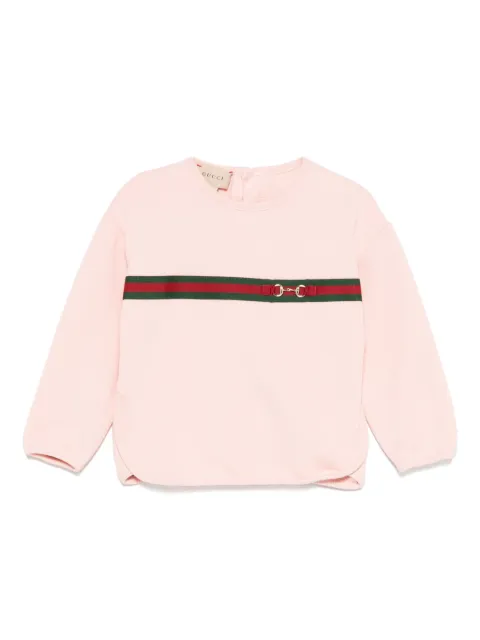 Gucci Kids Web Stripe sweater