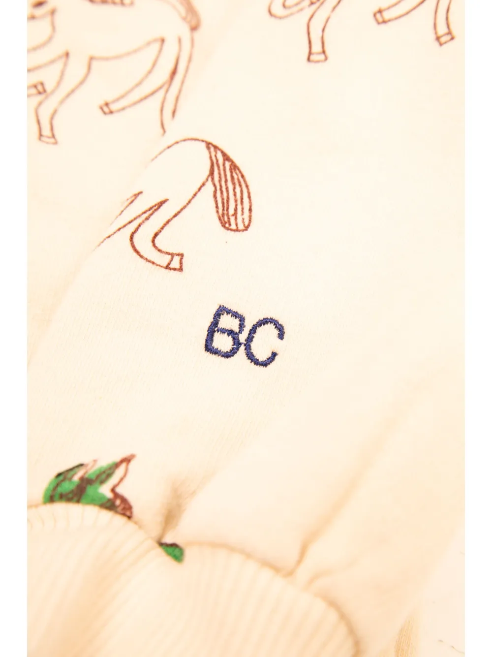 Bobo Choses Sweater met print Beige