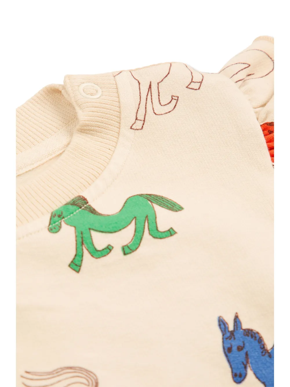 Bobo Choses Sweater met print Beige