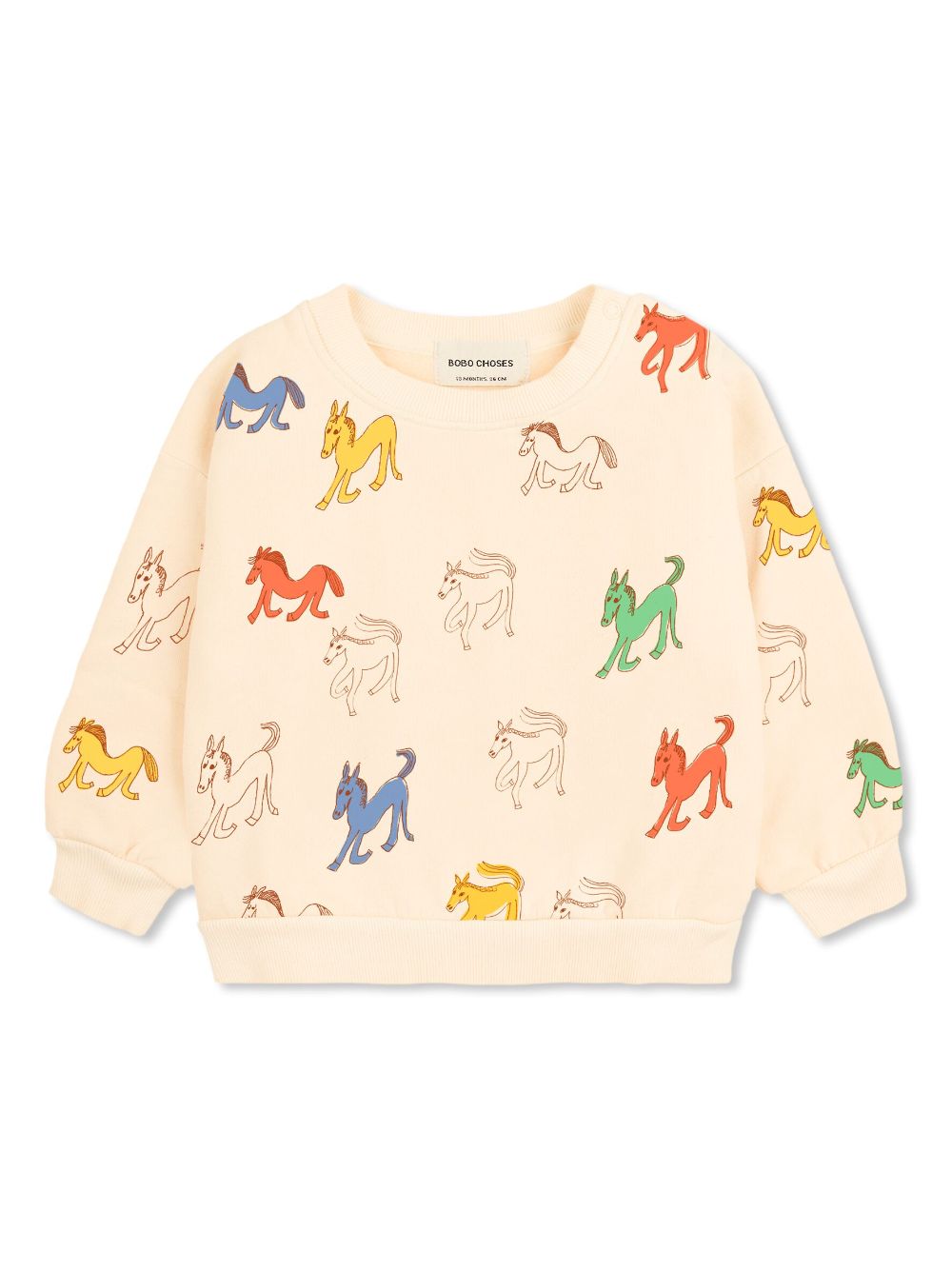 Bobo Choses Wonder Horse sweatshirt - Neutrals