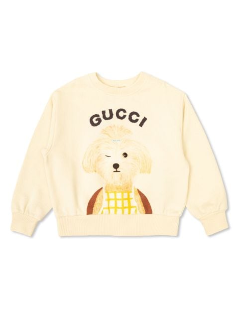 Gucci Kids printed cotton sweatshirt