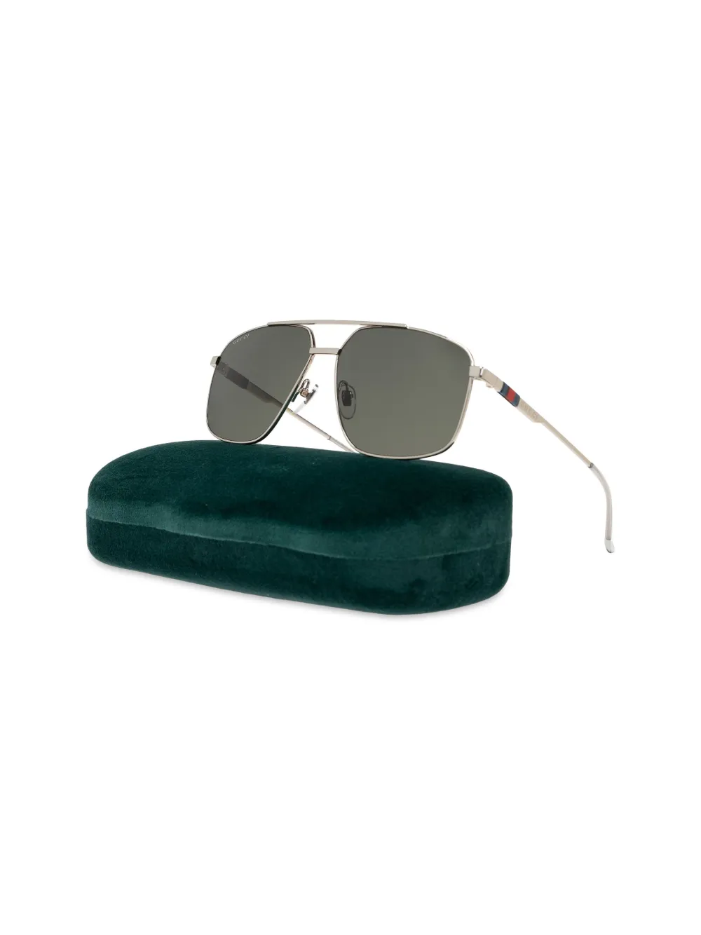 Gucci Eyewear Navigator zonnebril Goud