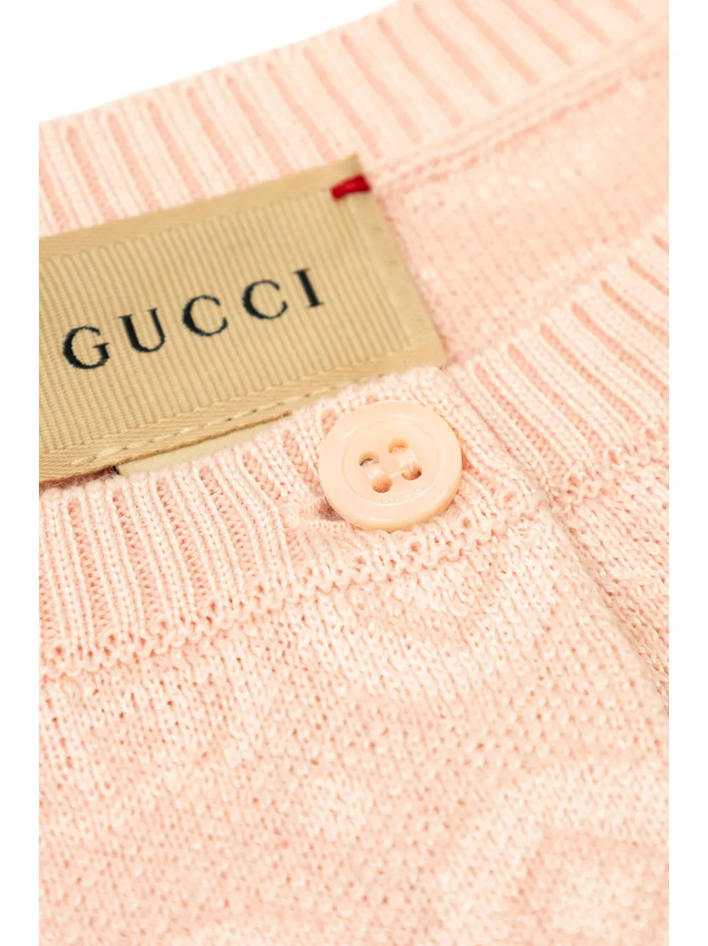 Gucci Double G Cardigan In Pink
