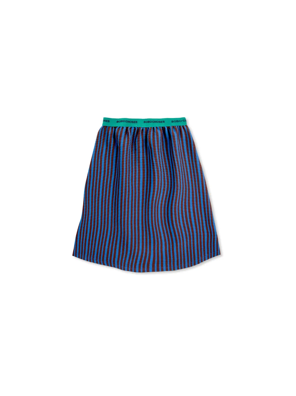 Bobo Choses Stripes ribbed skirt - Blauw