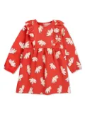 Bobo Choses Freedom Bird ruffle dress - Red