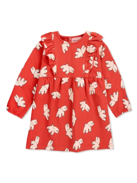 Bobo Choses Freedom Bird ruffle dress