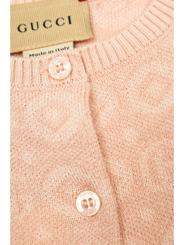 Gucci Kids Double G Cardigan Pink FARFETCH PH - Main Image
