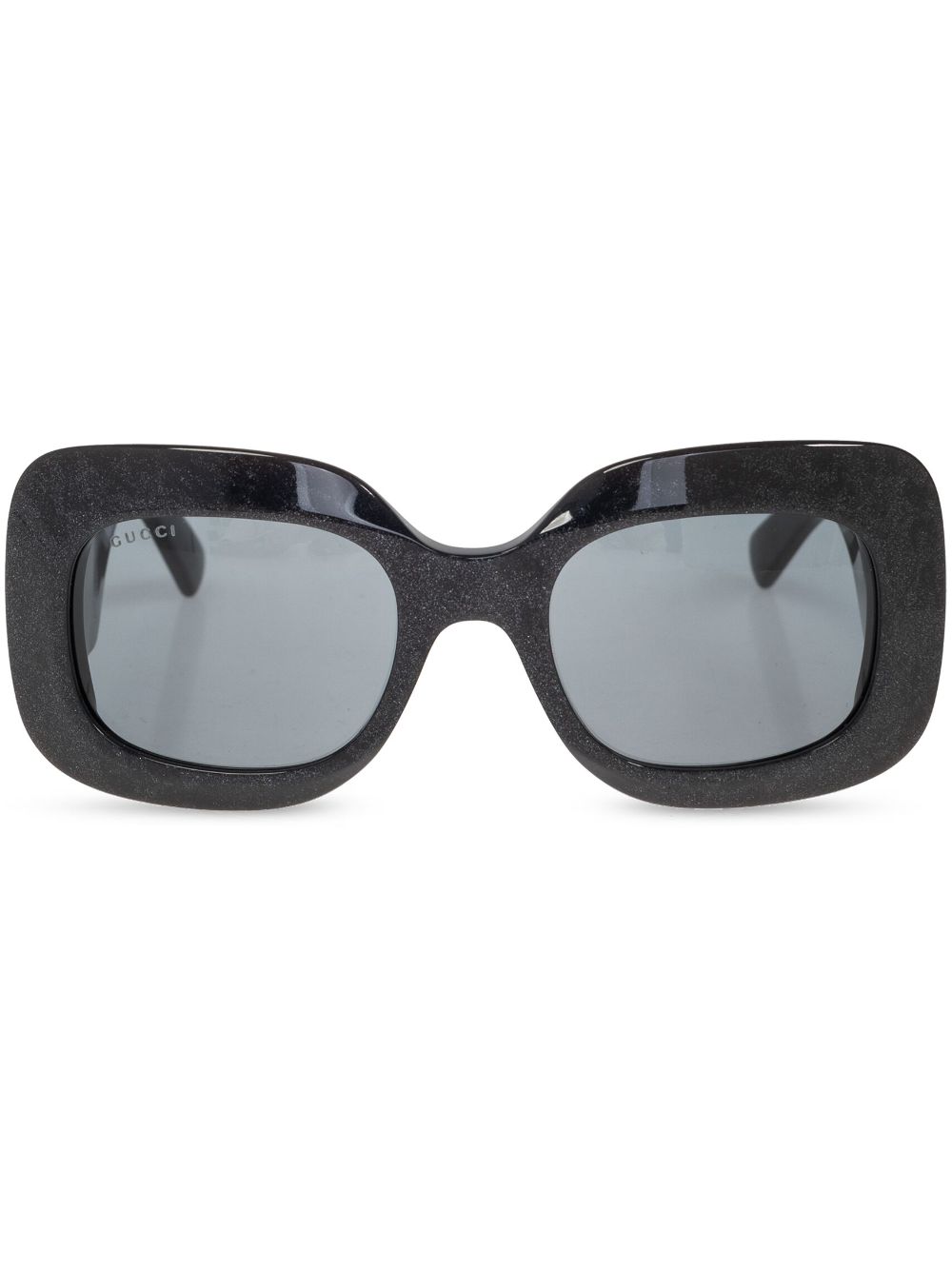 Shop Gucci Interlocking G Sunglasses In Black