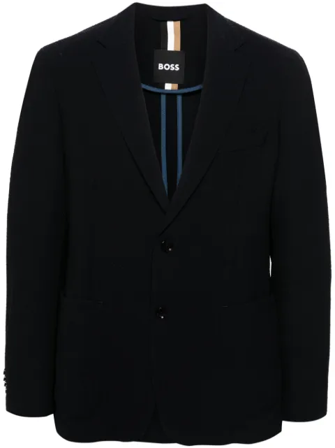 BOSS blazer à design tissé