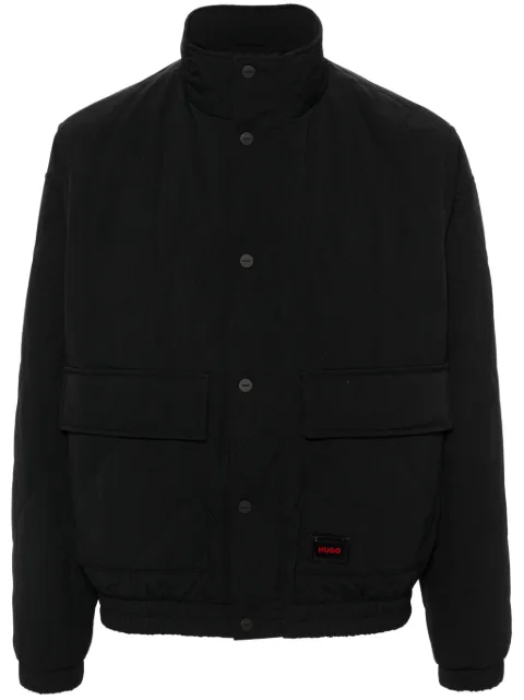 HUGO logo-tag water-repellent jacket