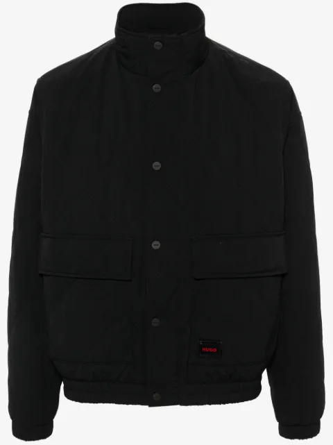 HUGO logo-tag water-repellent jacket