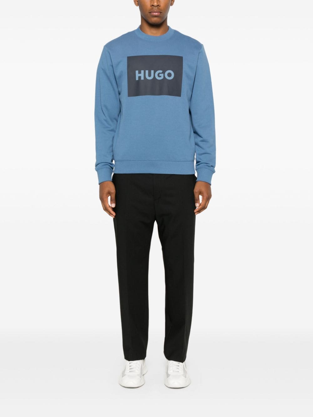 HUGO Duragol sweatshirt - Blauw