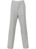 BOSS tartan-check trousers - Blue