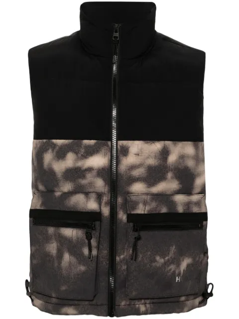 HUGO tie-dye print gilet