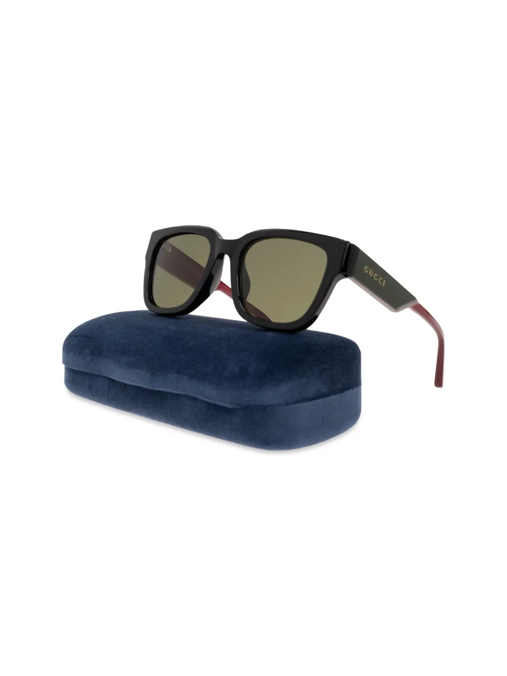 Gucci Eyewear Low Nose Bridge zonnebril Zwart