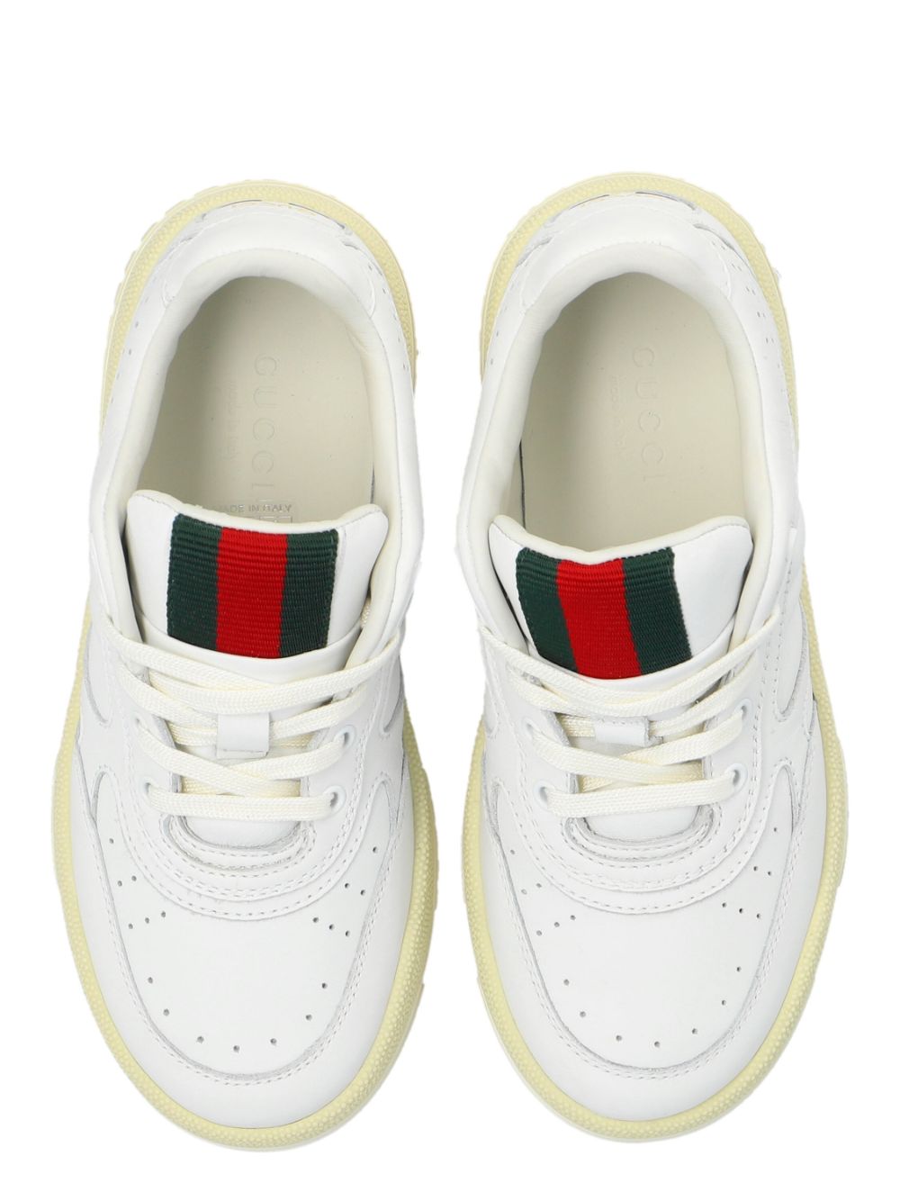 Gucci Kids Re-Web sneakers Wit