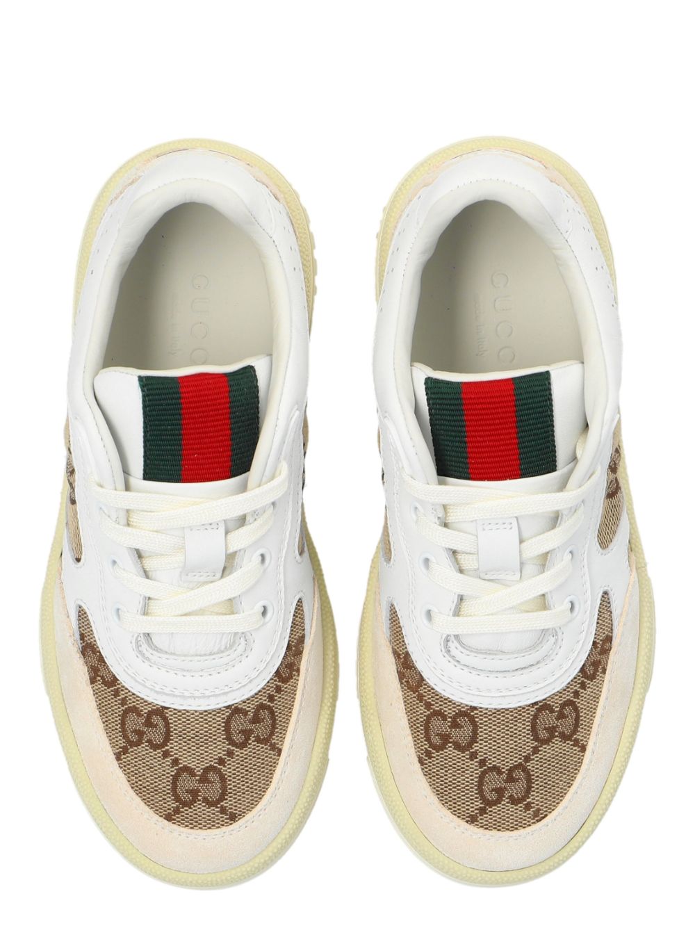 Gucci Kids Re-Web sneakers Wit