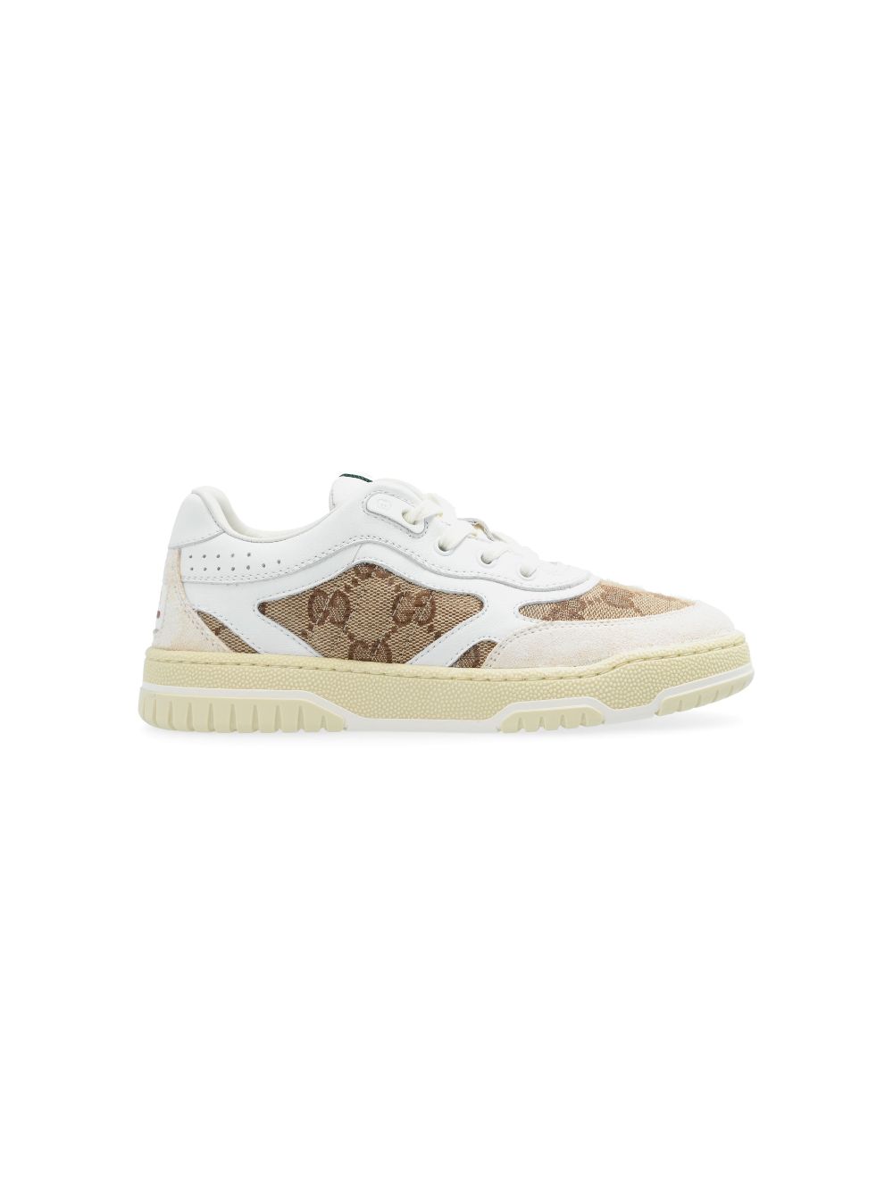 Shop Gucci Re-web Sneakers In White