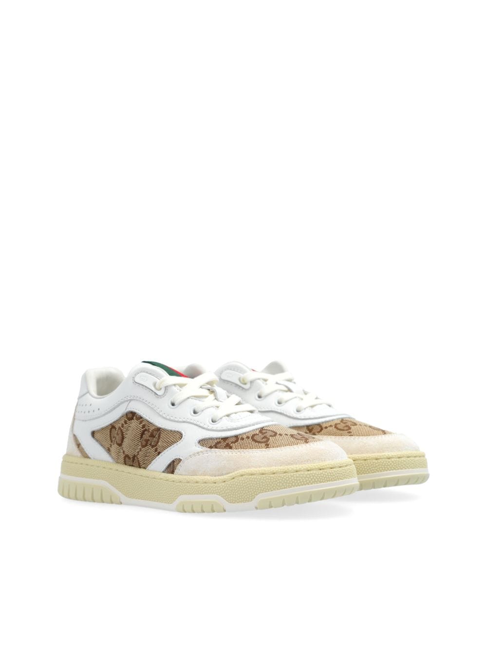 Gucci Kids Re-Web sneakers - Wit