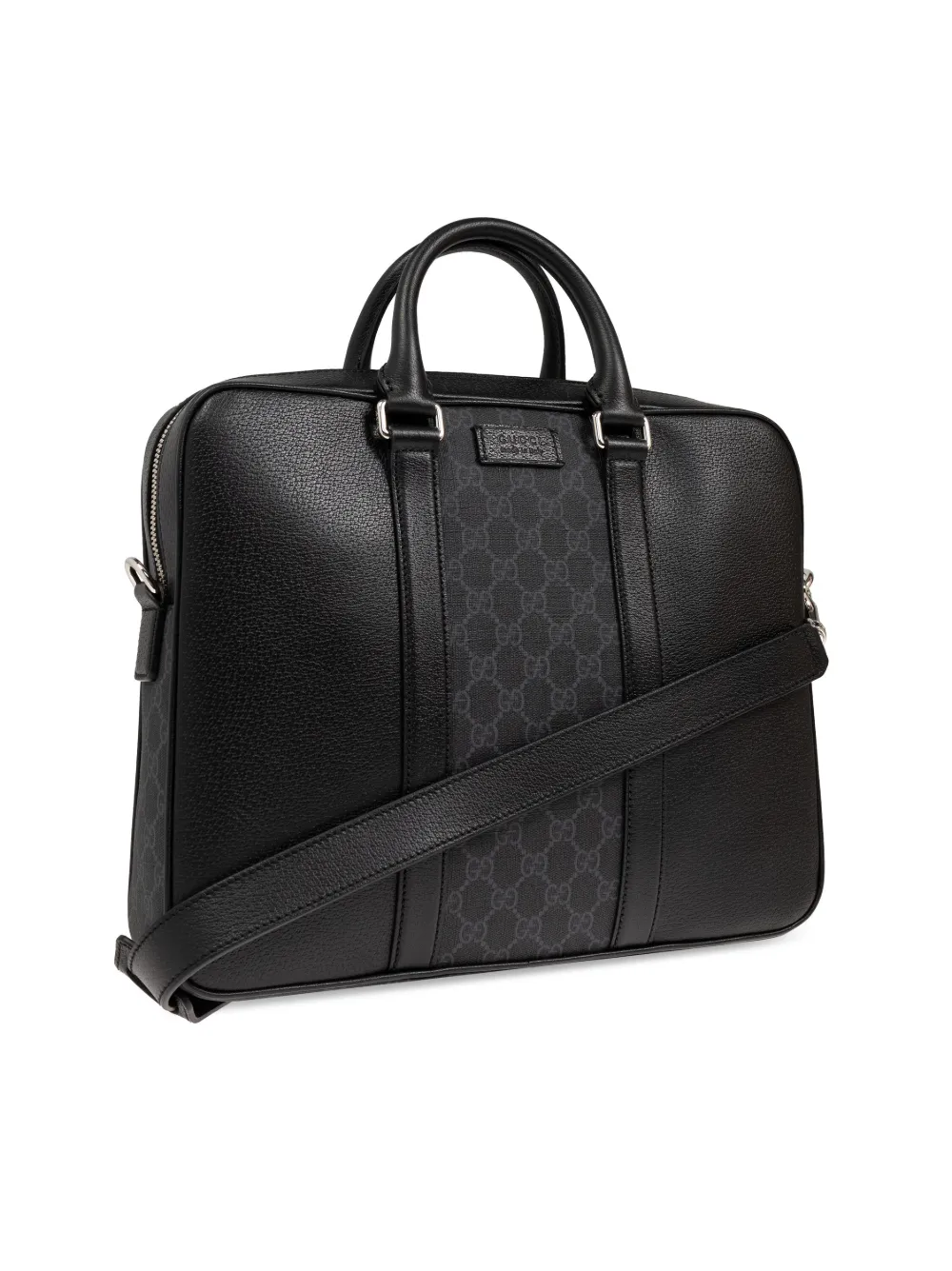 Gucci Medium GG aktetas Zwart