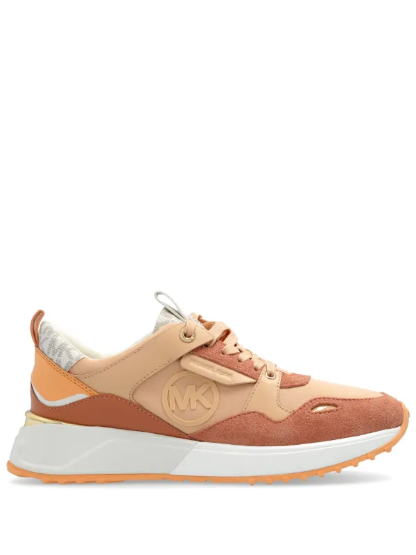 Michael kors tennis shoe orange on sale