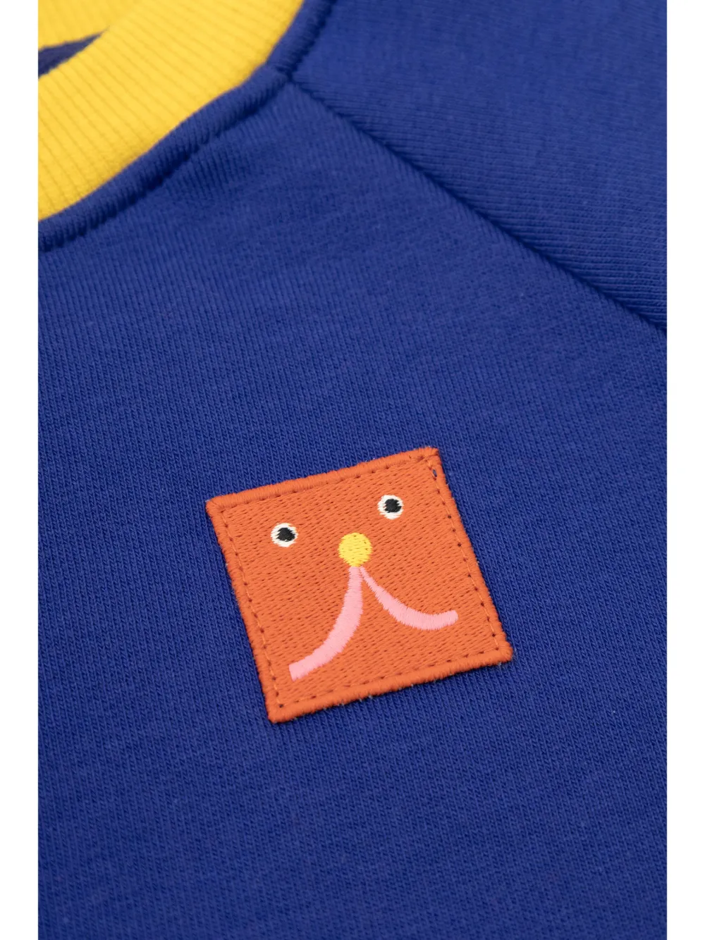 Bobo Choses Funny Face sweater Blauw
