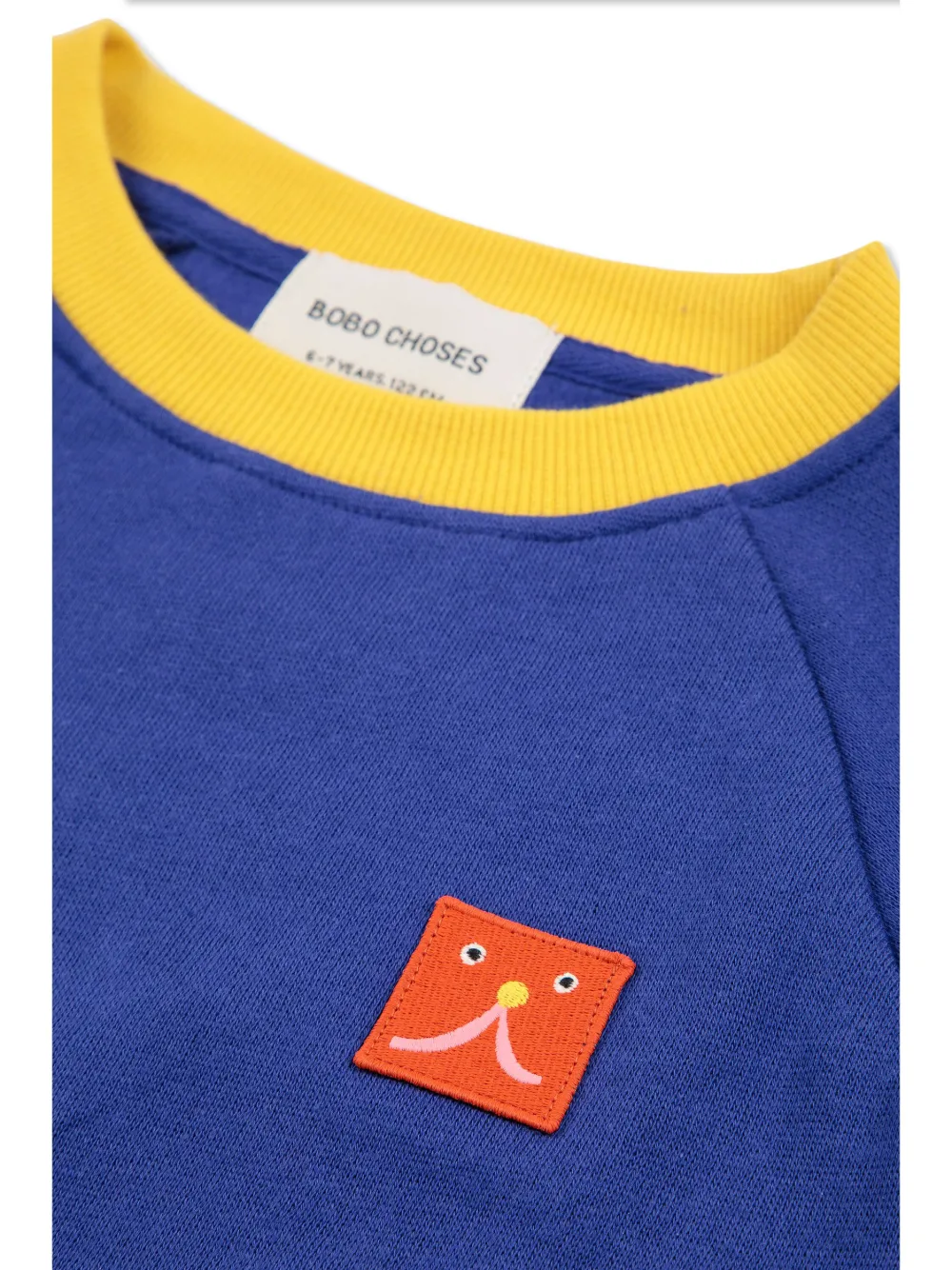 Bobo Choses Funny Face sweater Blauw
