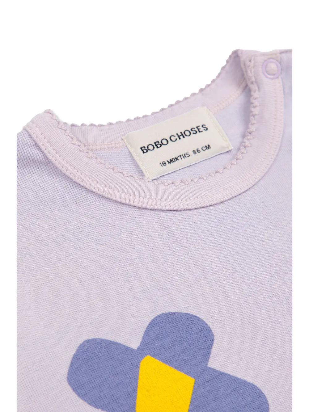 Bobo Choses Pansy Flower T-shirt Paars