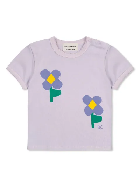 Bobo Choses playera Pansy Flower