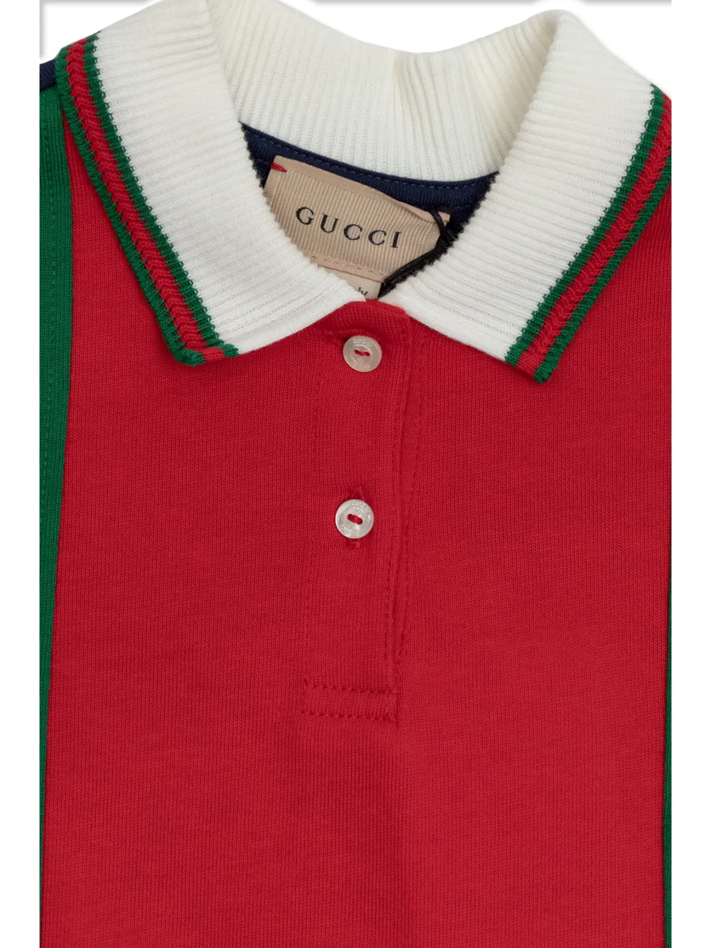 Gucci Kids Web Stripe polojurk Rood