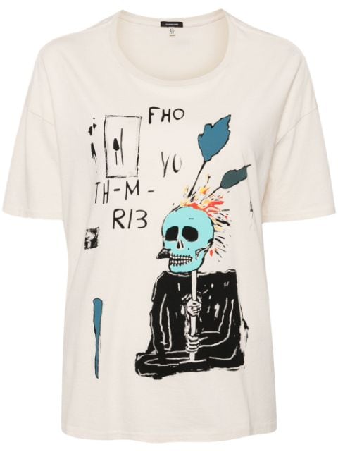 R13 graphic-print cotton T-shirt