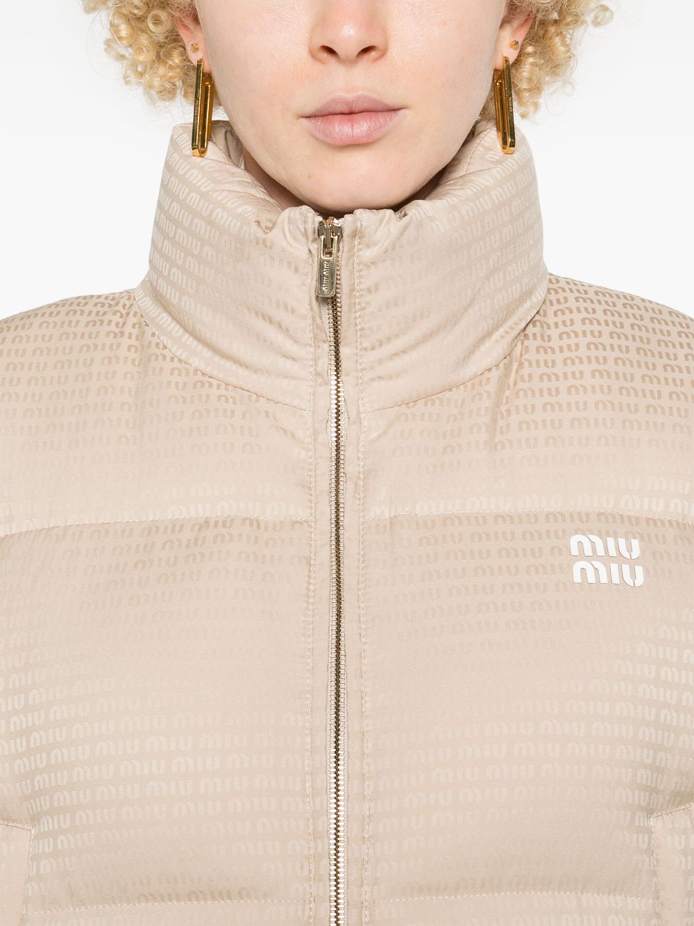 Affordable Miu Miu logo-jacquard gilet Women