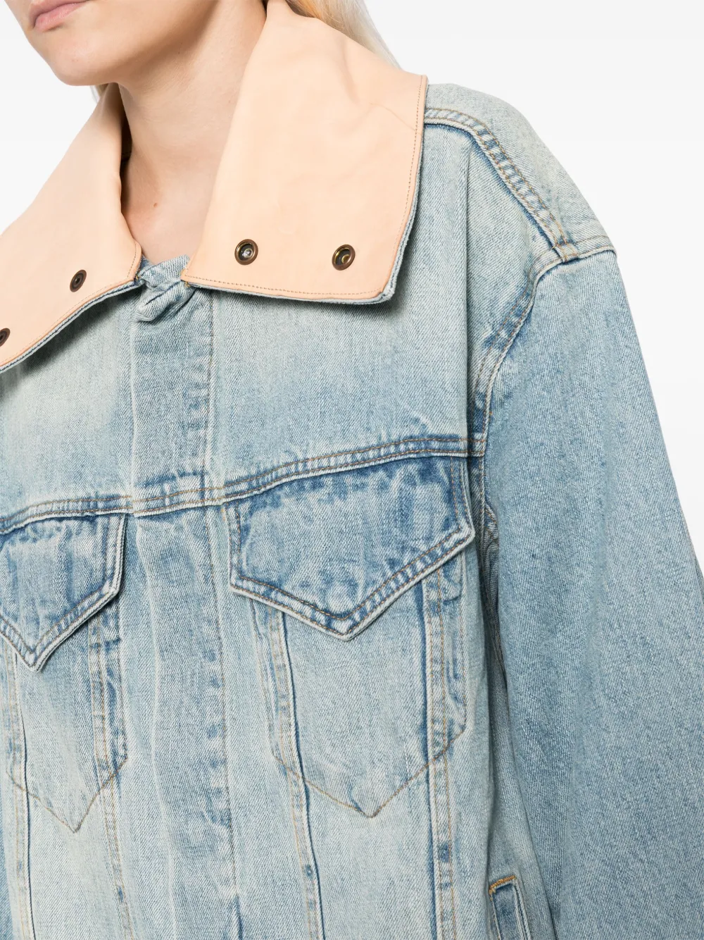 R13 Kat truckerjack Blauw