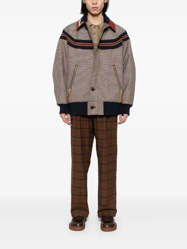 Kolor Aガン ボンバージャケット | ブラウン | FARFETCH JP