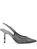 Le Silla 80mm Gilda slingback pumps - Grey