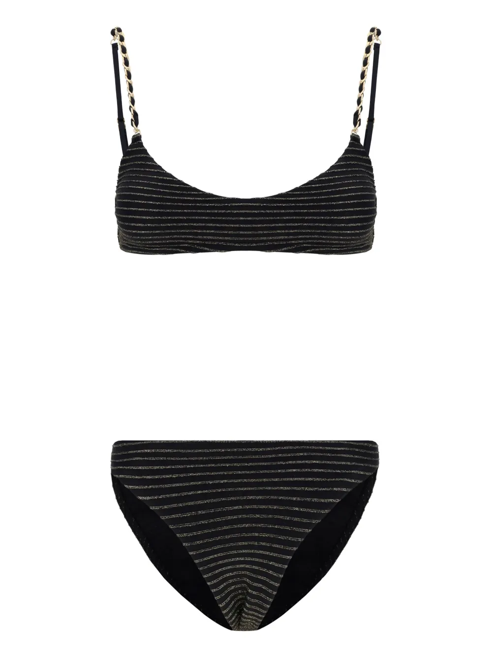 ZIMMERMANN Waverly Chain bikini set | Black | Image 1