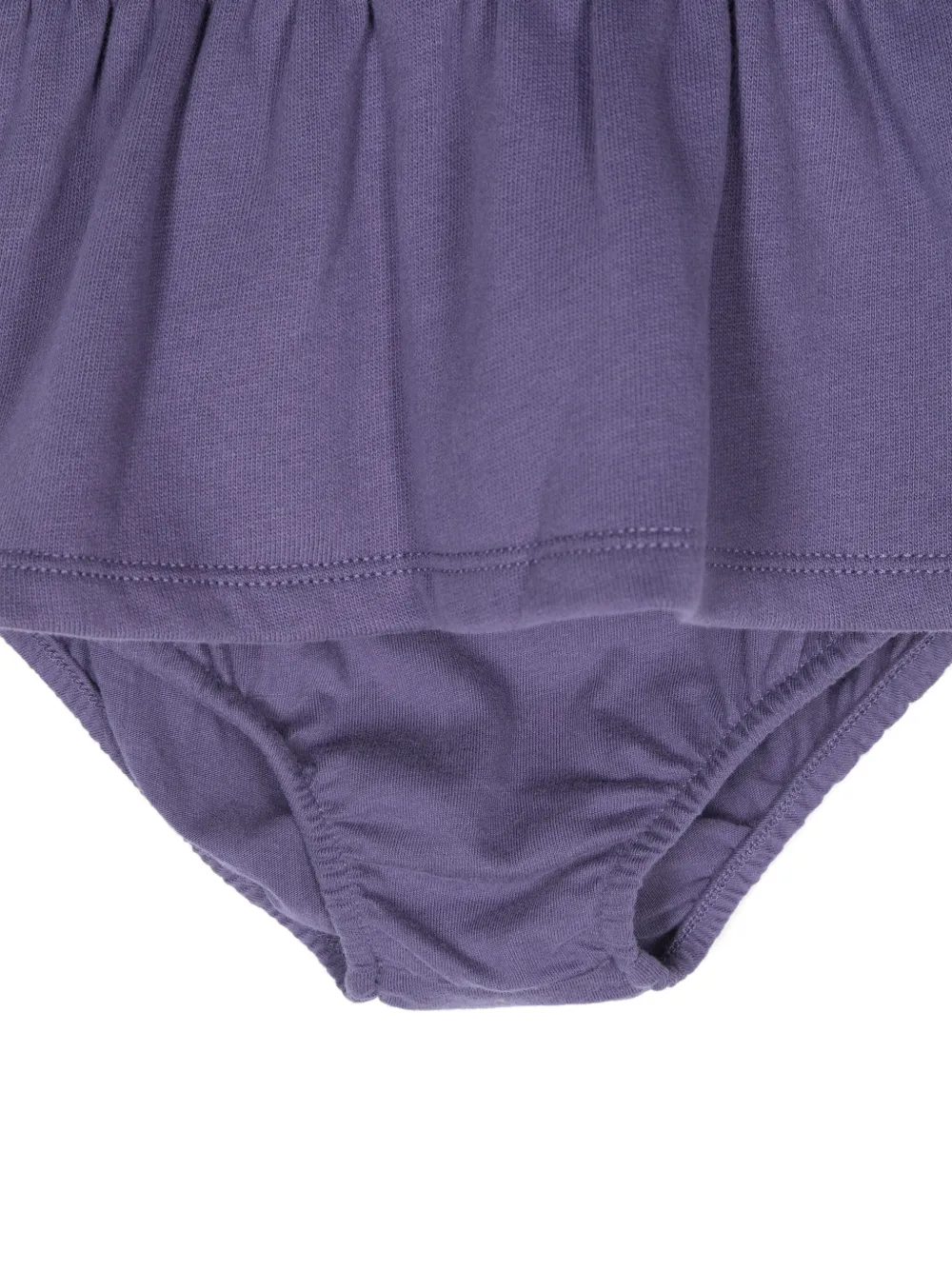 POLO RALPH LAUREN KIDS Fleece jurk met beerprint Paars